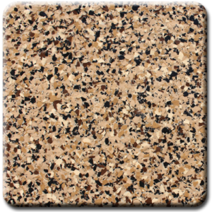Epoxy flooring Ultra Chestnut garage floor coating color sample