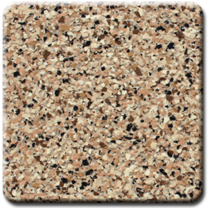 Epoxy flooring Ultra Santana garage floor coating color sample