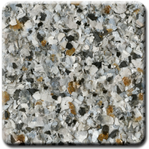 Epoxy flooring Mica Media Vintage Mica Gold Mine garage floor coating color sample